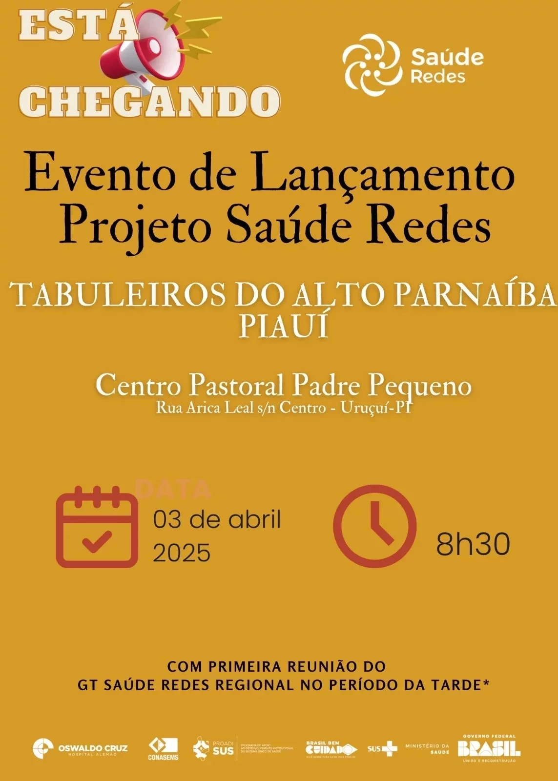 Projeto Saúde Redes na região do Alto Parnaíba terá Uruçuí como sede - Imagem 1