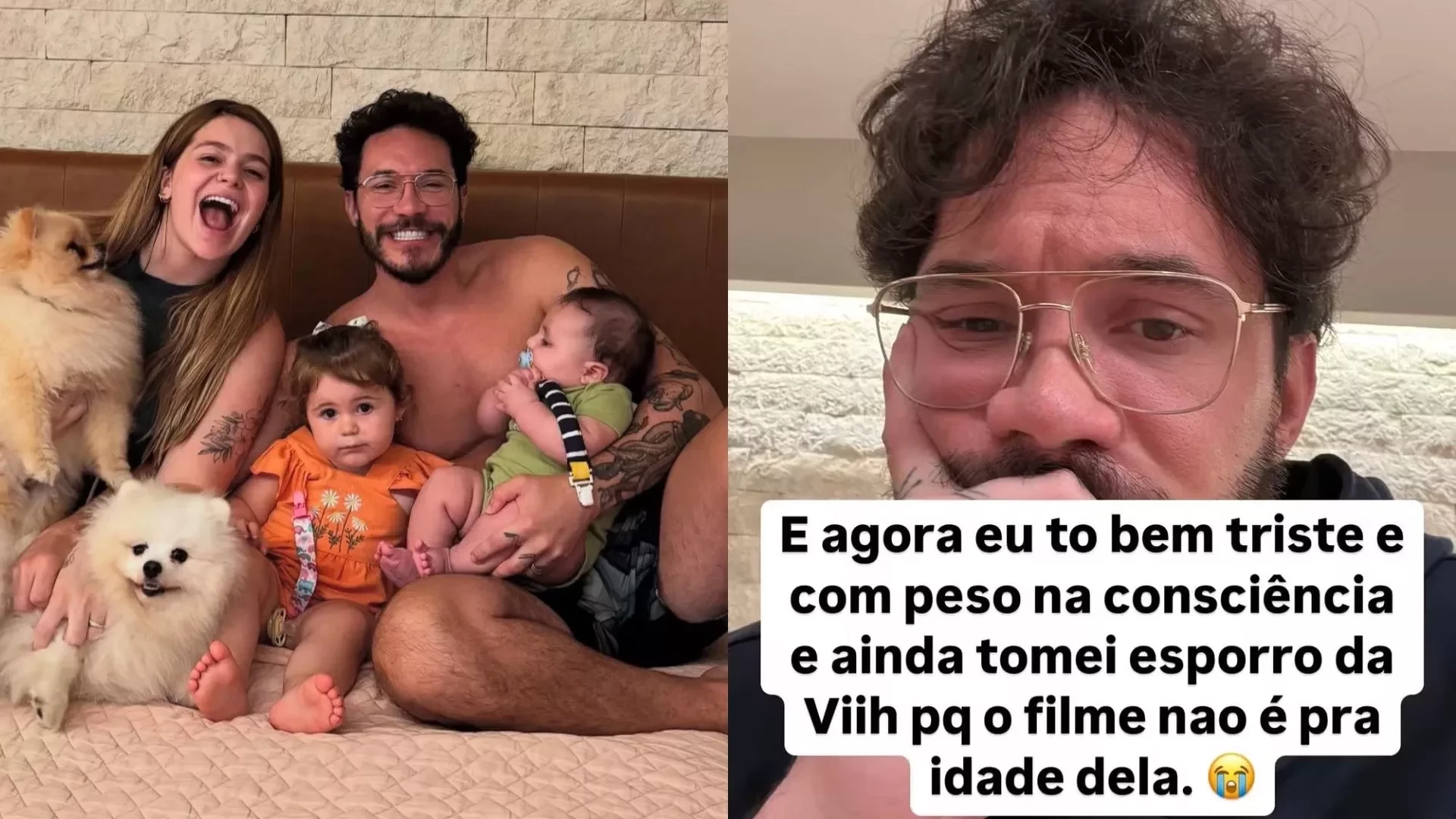 Eliezer leva bronca de Viih Tube após trauma da filha: “Estou bem triste”