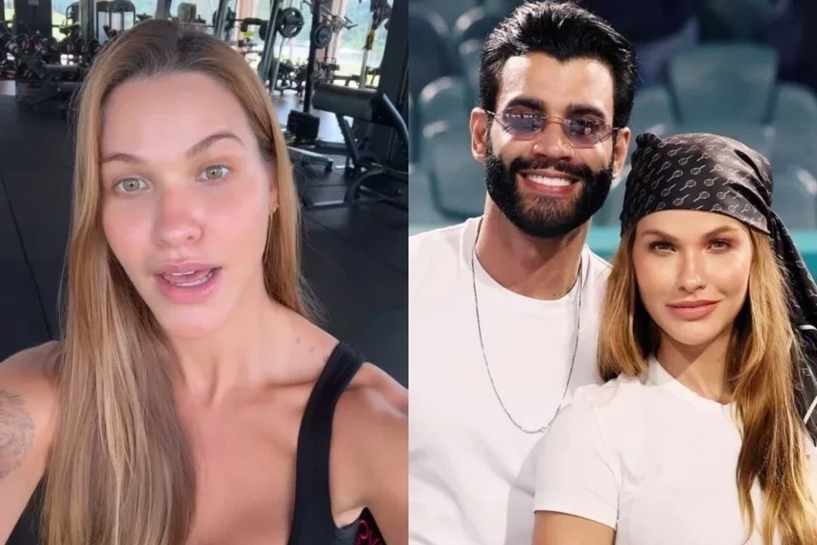 Andressa Suita quebra o silêncio após rumores de gravidez: “Comi muito”