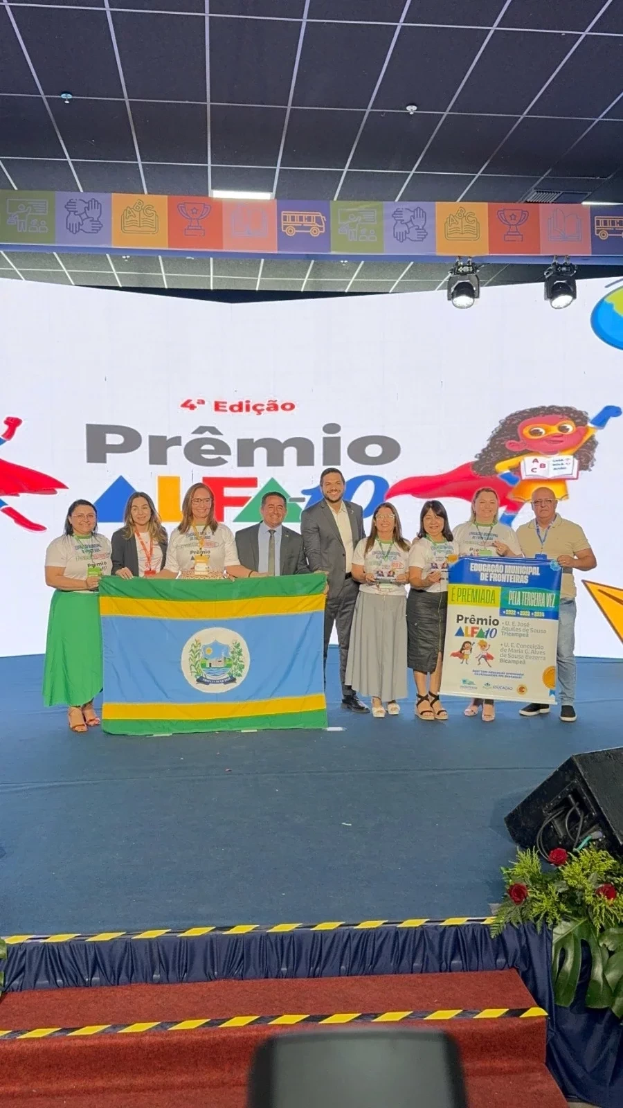 Fronteiras conquista duas premiações estaduais no programa Alfa-10 | Foto: Divulgação