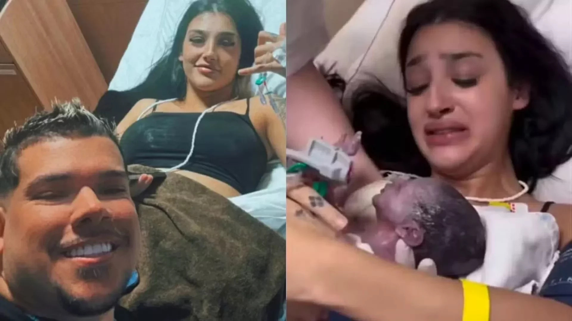 DJ Buarque visita Bia Miranda no hospital após Gato Preto faltar ao parto