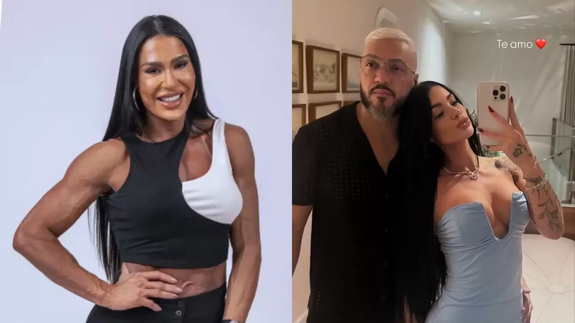 Gracyanne Barbosa curte publicação sobre polêmica envolvendo atual de Belo