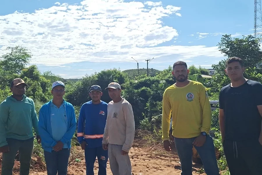 Secretaria do Meio Ambiente de Itainópolis inicia obra de revitalização de área do Riacho das Marimbas. - Imagem 4