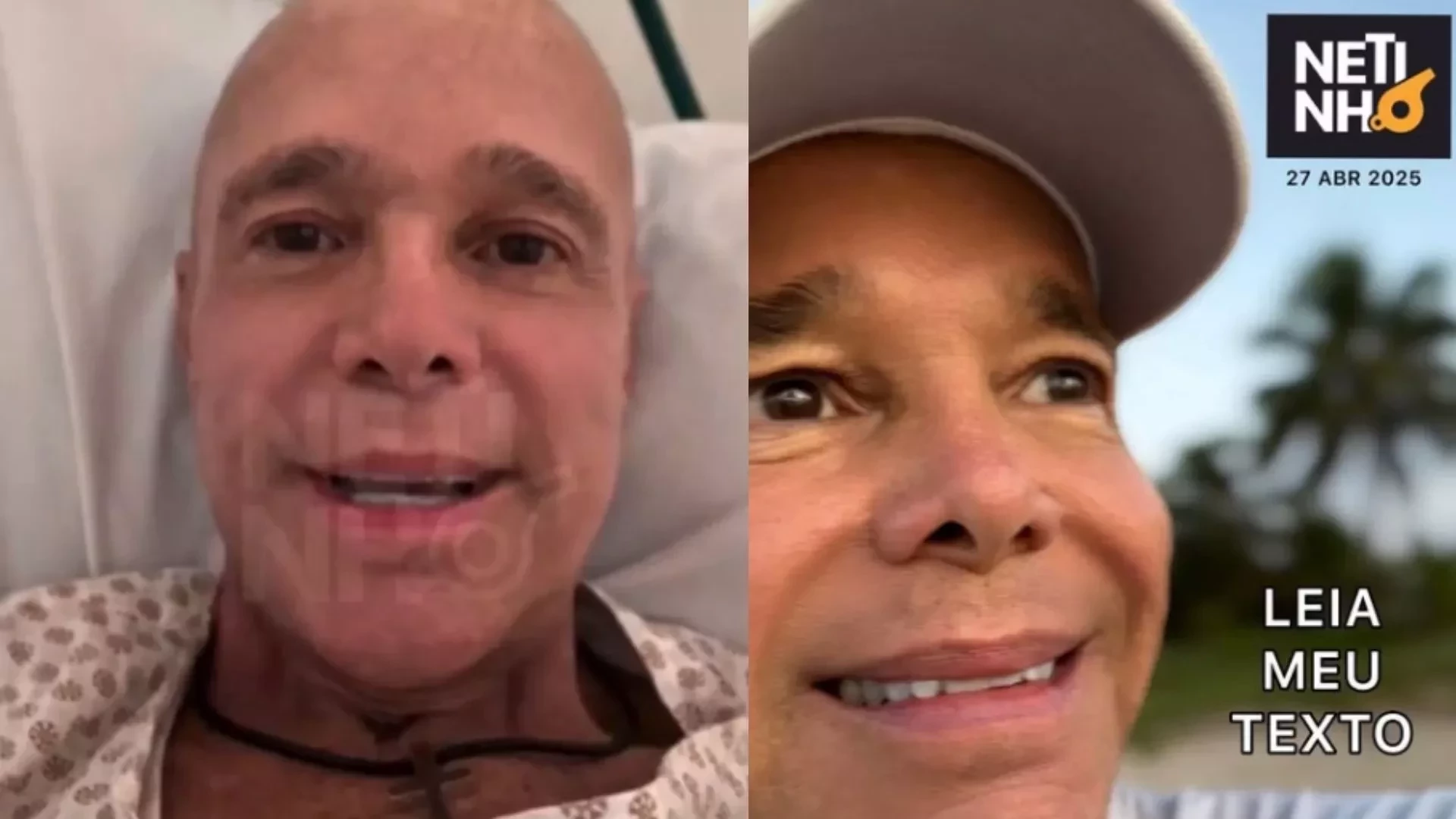 Netinho emociona ao falar sobre a 3ª etapa do tratamento contra o câncer