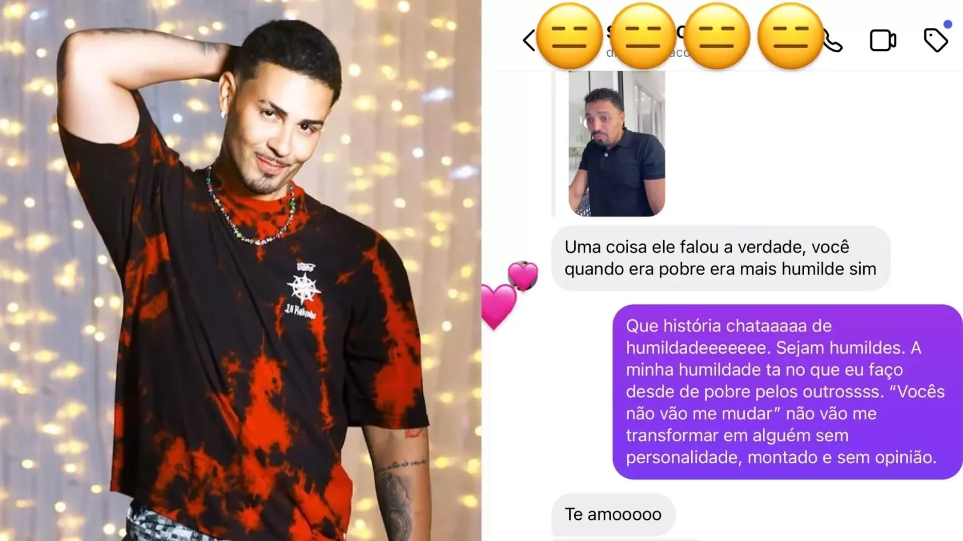 Carlinhos Maia se irrita após seguidora afirmar que ele já foi mais humilde