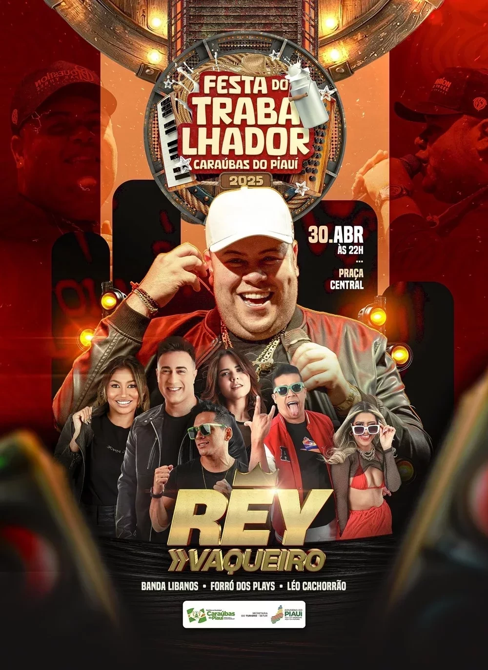 Festa do Trabalhador de Caraúbas do Piauí será realizada nesta quarta-feira, 30 de abril - Imagem 1