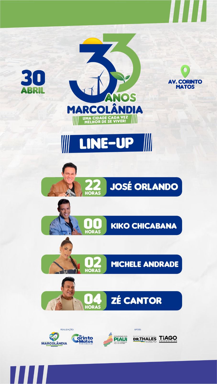 Marcolândia celebra 33 anos com grande festa e atrações musicais de peso - Imagem 1