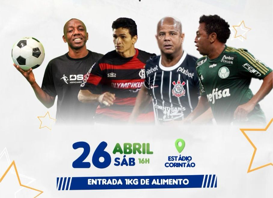 Jogo das Estrelas reúne lendas do futebol em comemoração aos 33 anos de Marcolândia