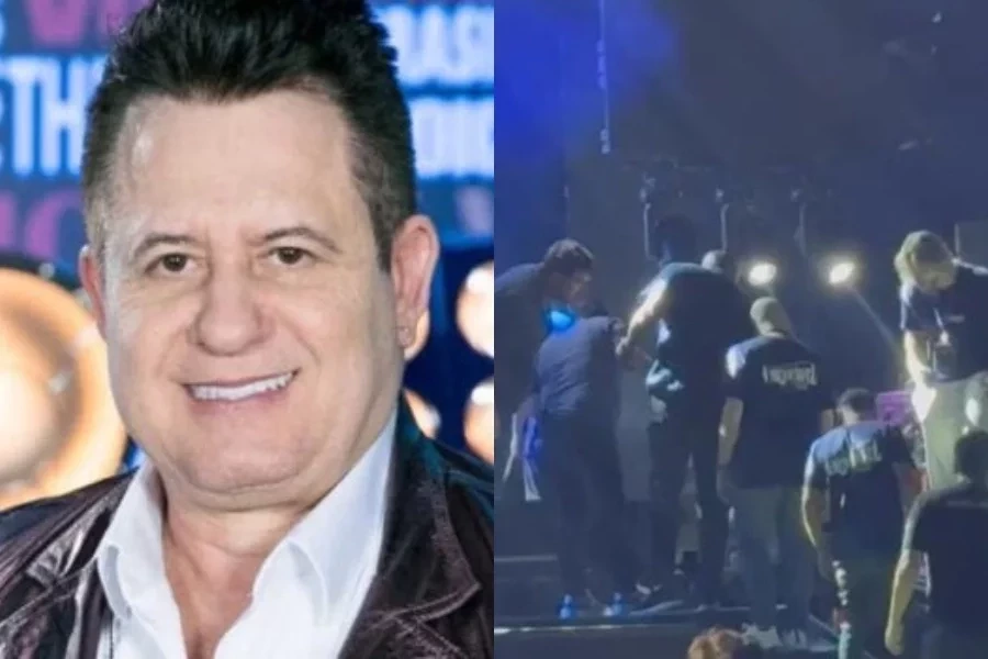 Equipe de Marrone atualiza estado de saúde do cantor após ele cair do palco