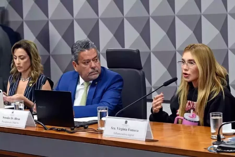 Virginia Fonseca diz à CPI: ''não fiquei milionária com bets''