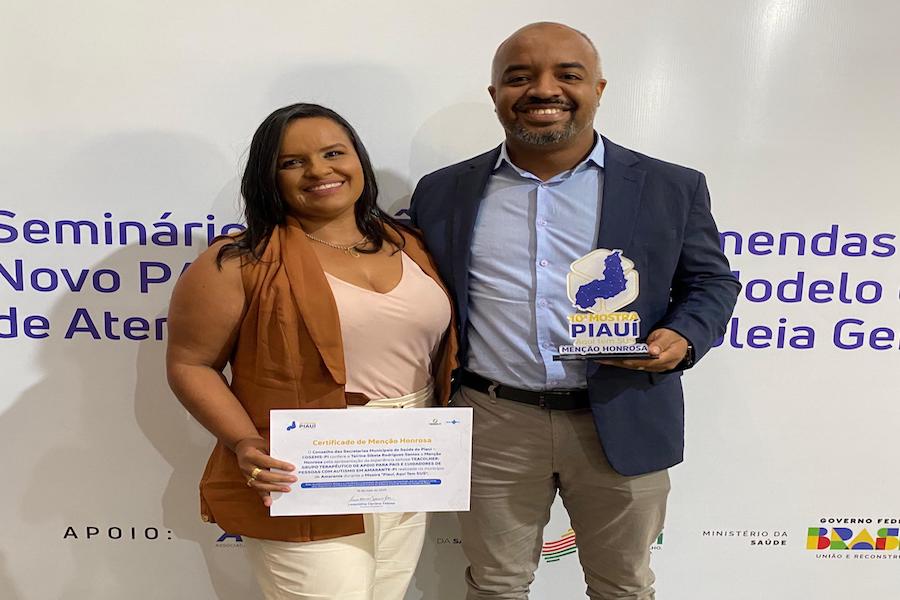 Amarante recebe menção honrosa do Cosems com projeto de atendimento a autistas