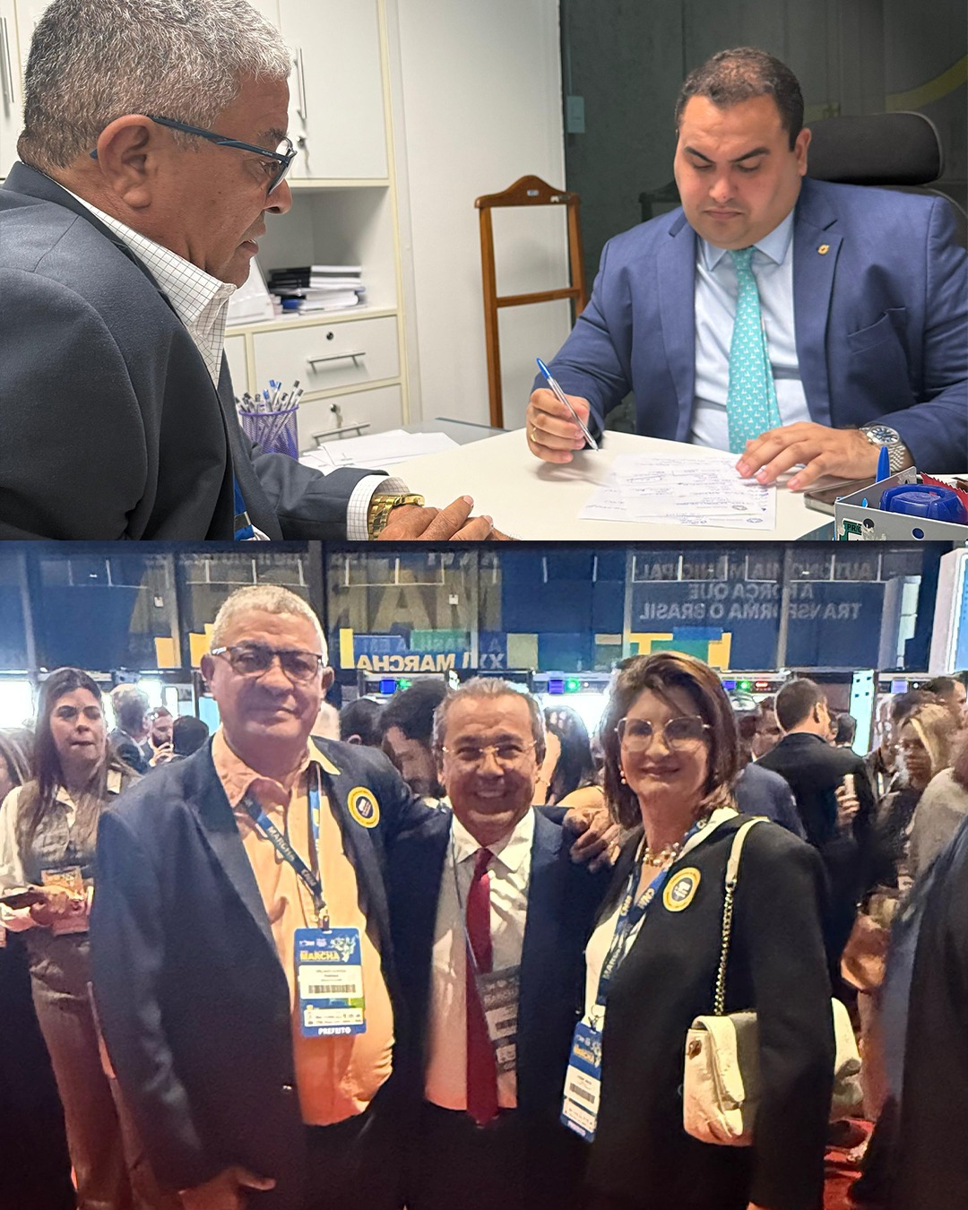 Prefeito Orlando Crispim em Brasília