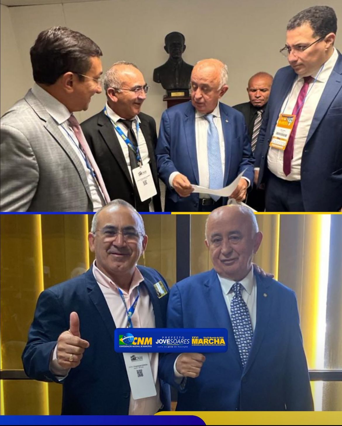 Prefeito Jove Soares participa da Marcha dos Prefeitos e reforça compromisso com o municipalismo - Imagem 2