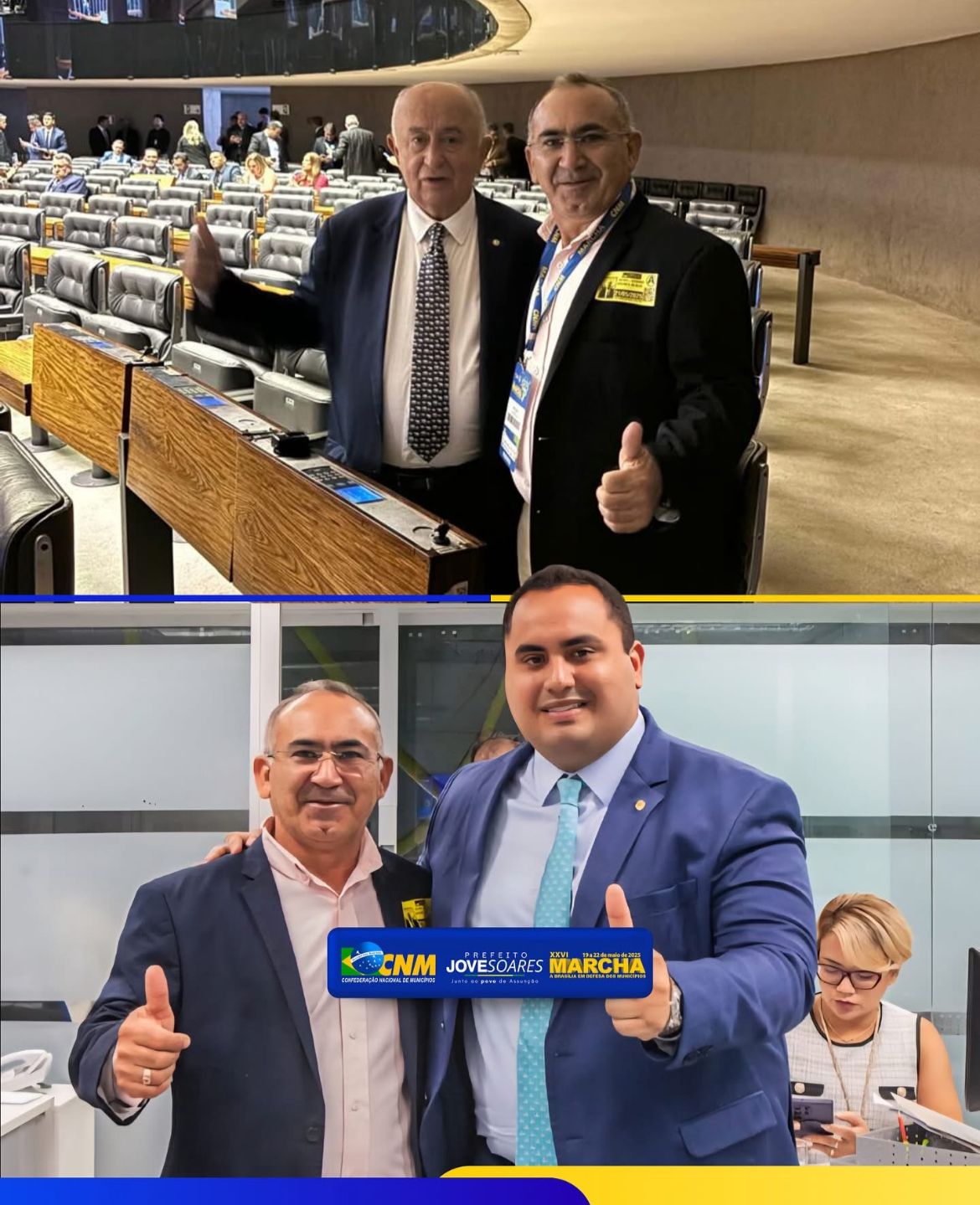 Prefeito Jove Soares participa da Marcha dos Prefeitos e reforça compromisso com o municipalismo - Imagem 1