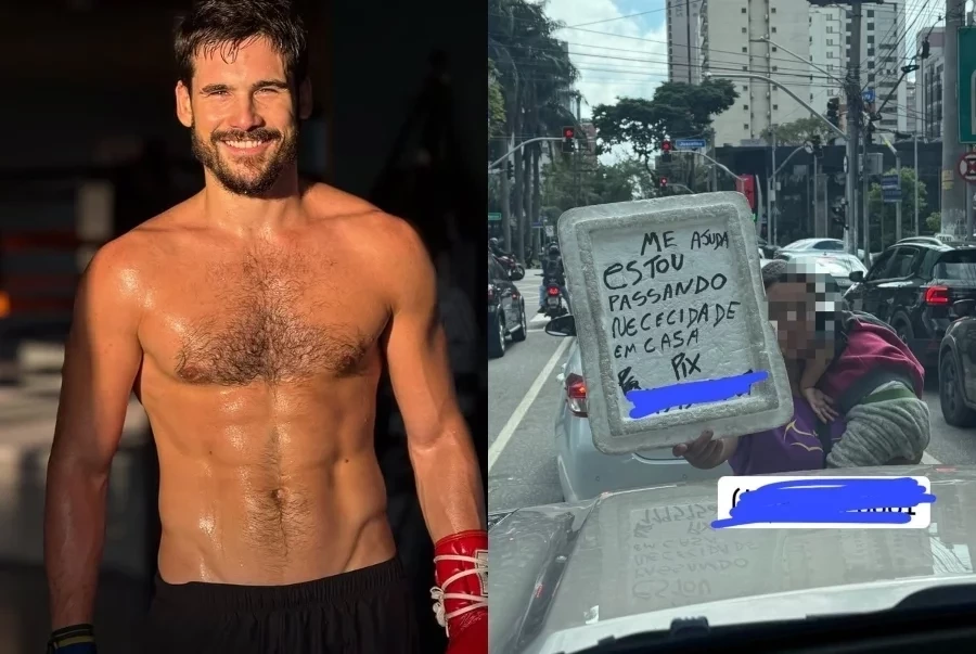 Nicolas Prattes doa mais de mil reais para mulher em semáforo: “Essa trend viraliza?”