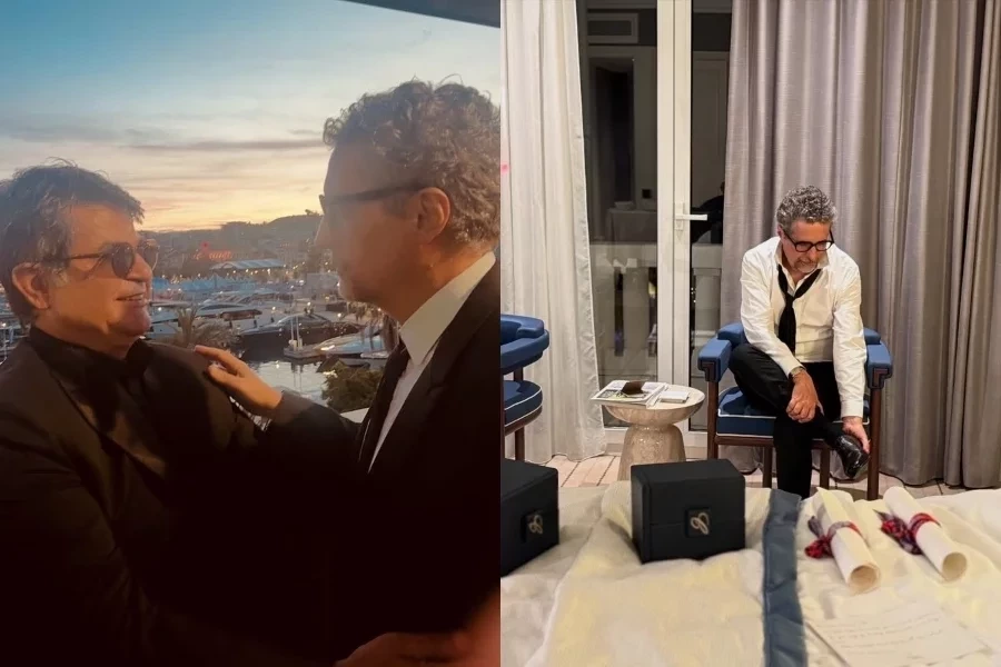 Kleber Mendonça Filho posta bastidores do Festival de Cannes e brinca: “O bagaço”