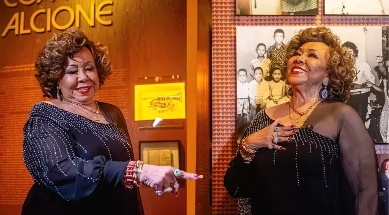 Alcione sai de cadeira de rodas após evento na Bahia e preocupa fãs