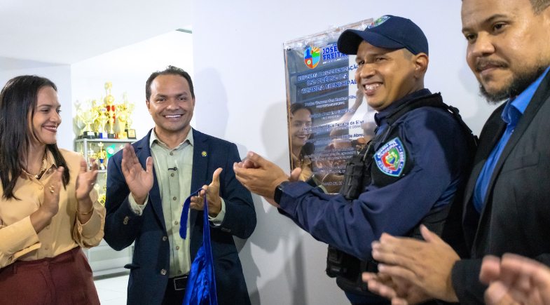 Prefeito Pedro Gomes inaugura sede reformada da Guarda Civil Municipal