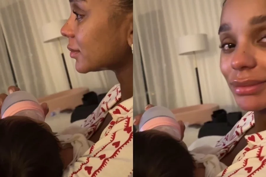 Ludmilla mostra Brunna Gonçalves chorando ao ver clipe em homenagem à filha, Zuri