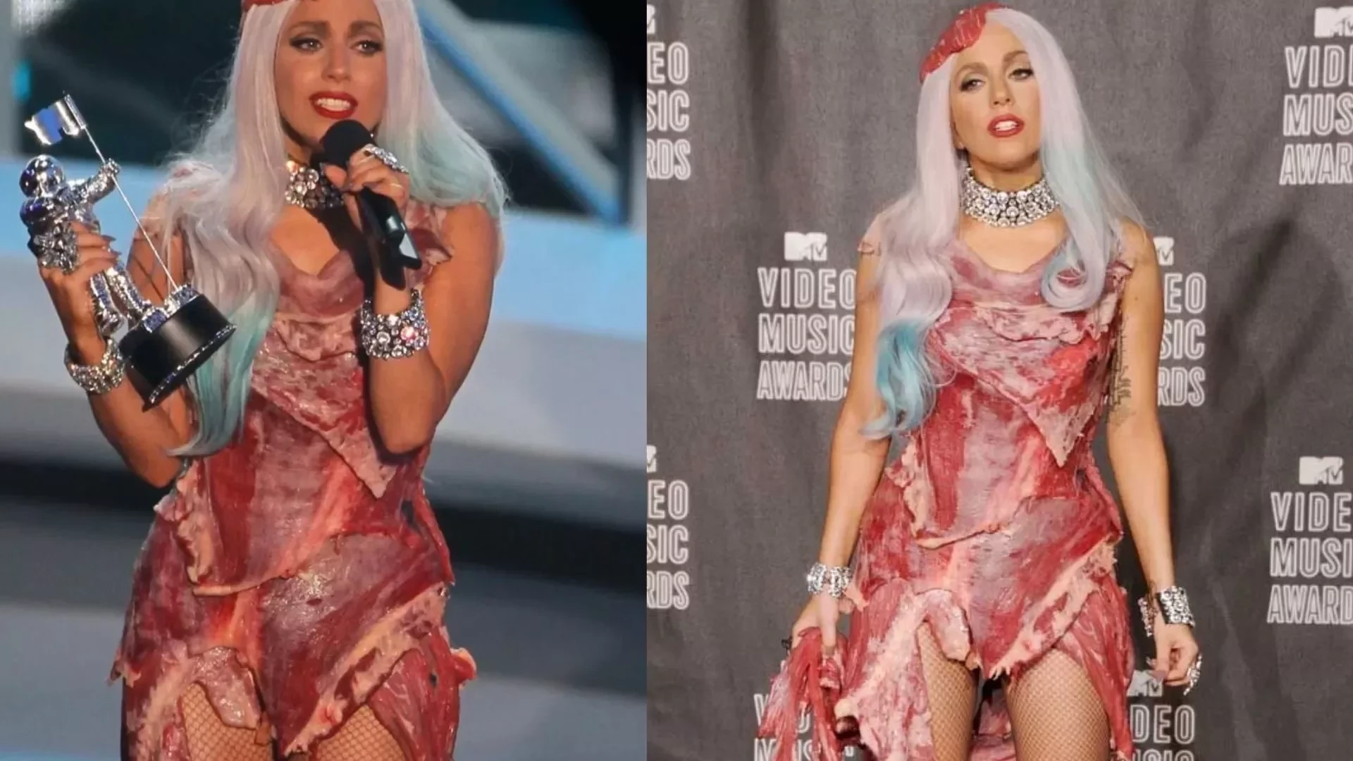 Chifres e vestido de carne: relembre 7 escândalos que marcaram a carreira de Lady Gaga - imagem 129793