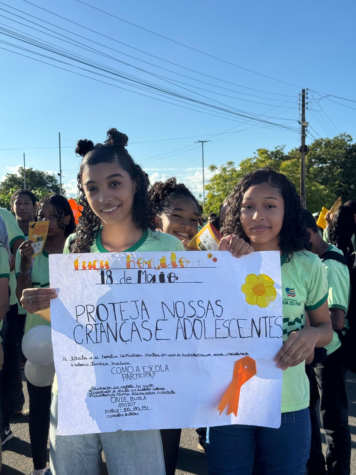 Lagoa do Piauí se mobiliza contra o abuso sexual infantil em caminhada de conscientização - Imagem 3