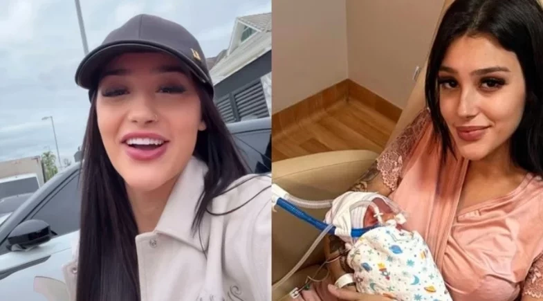 Filha de Bia Miranda recebe alta hospitalar após mais de um mês internada