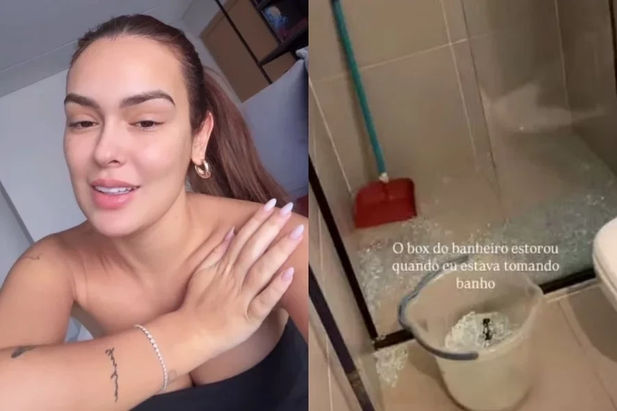 Ex-BBB Larissa Santos leva 14 pontos após box estourar: “Não consigo andar”