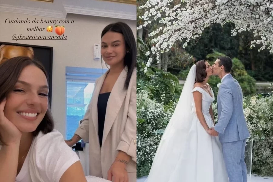 Isis Valverde faz procedimento no bumbum após casamento com Marcus Buaiz