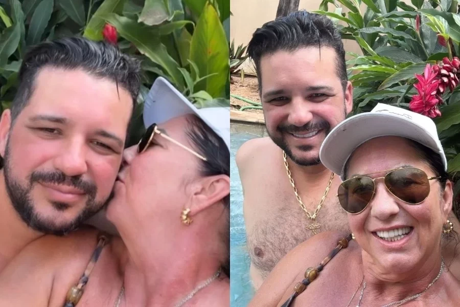 Mãe de Virginia abre álbum de fotos de viagem romântica com namorado sanfoneiro