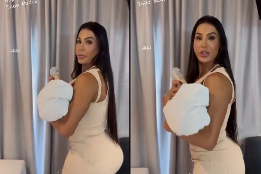 Gracyanne Barbosa choca ao posar amamentando bebê reborn: “Tudo mudou”
