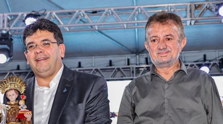 Rafael Fonteles prestigia os festejos de Santo Antônio em Campo Maior ao lado do prefeito Joãozinho Félix