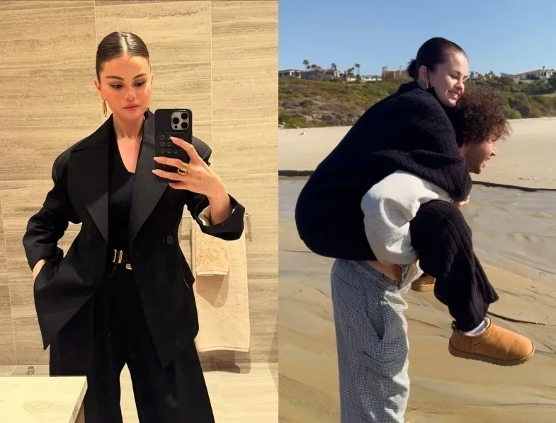 Selena Gomez compartilha momento fofo ao lado do noivo, Benny Blanco