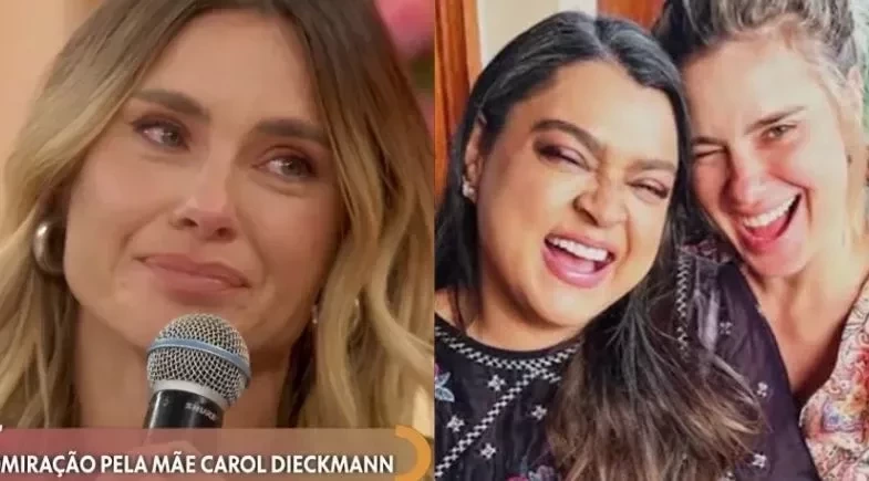 Carol Dieckmann chora ao falar sobre estado de saúde de Preta Gil: ''Muito confiante''
