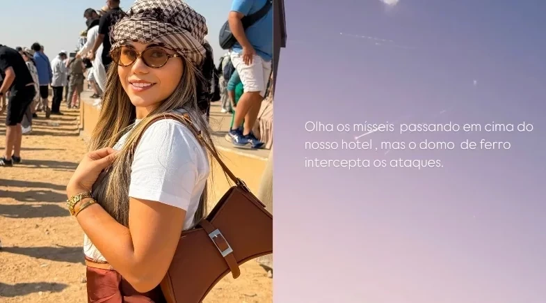 “Parece filme de terror”: Influenciadora teresinense relata momentos de tensão em Israel