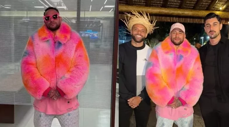 Neymar usa look de R$ 183 mil em noite de Festa Junina com amigos