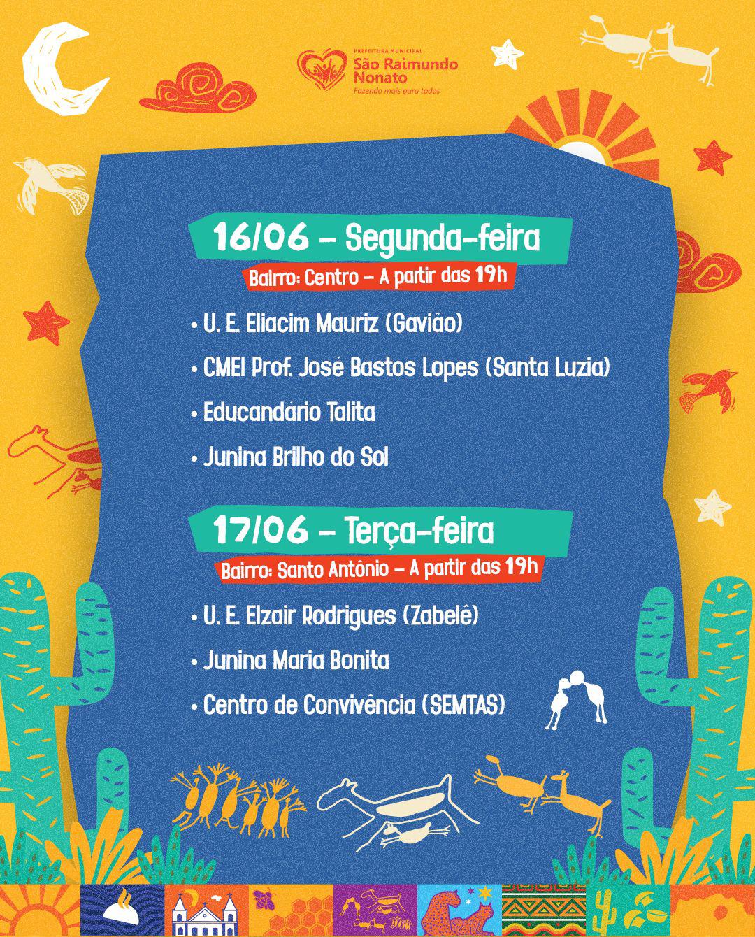 Prefeitura de São Raimundo Nonato divulga programação do “Céu Raimundo Junino” - Imagem 1