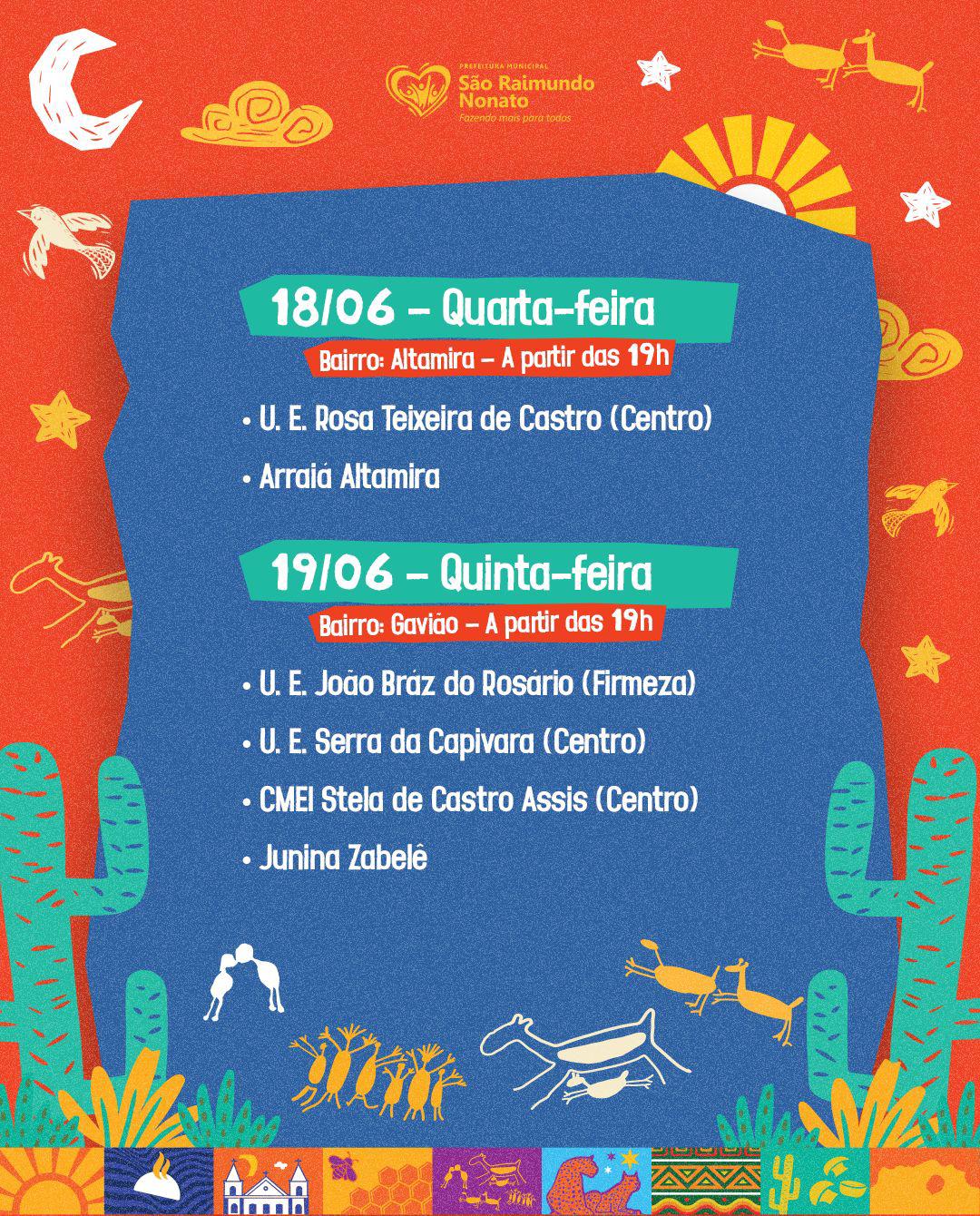 Prefeitura de São Raimundo Nonato divulga programação do “Céu Raimundo Junino” - Imagem 2