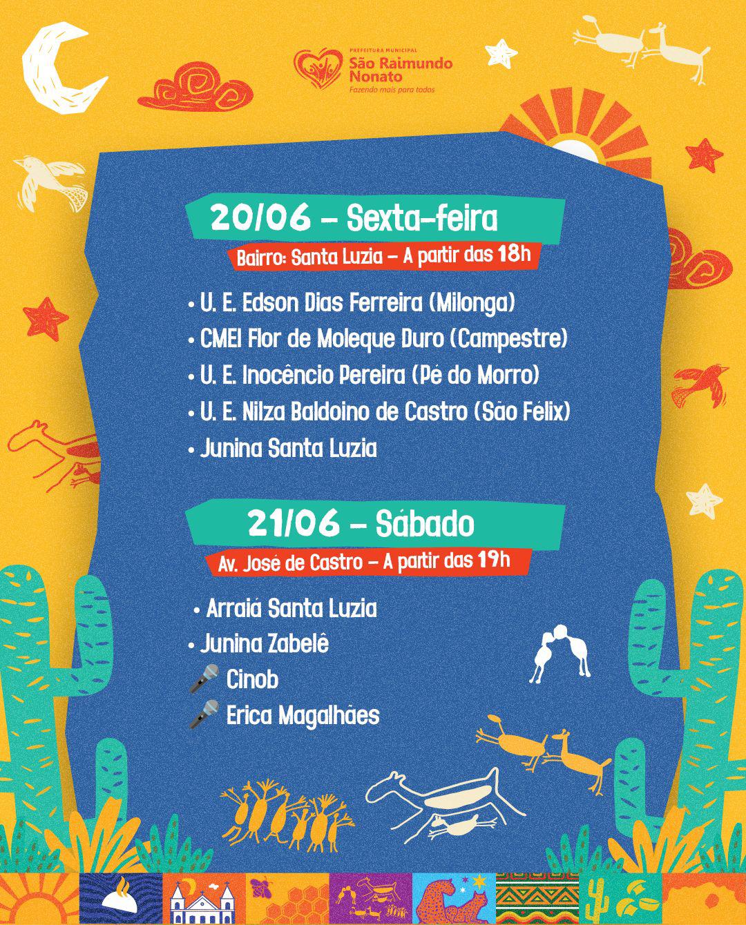 Prefeitura de São Raimundo Nonato divulga programação do “Céu Raimundo Junino” - Imagem 3