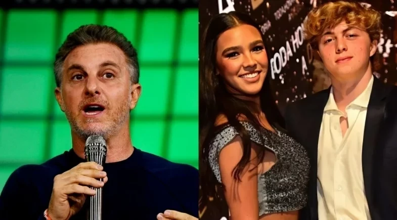 Luciano Huck nega ser Benício em flagra com Duda Guerra