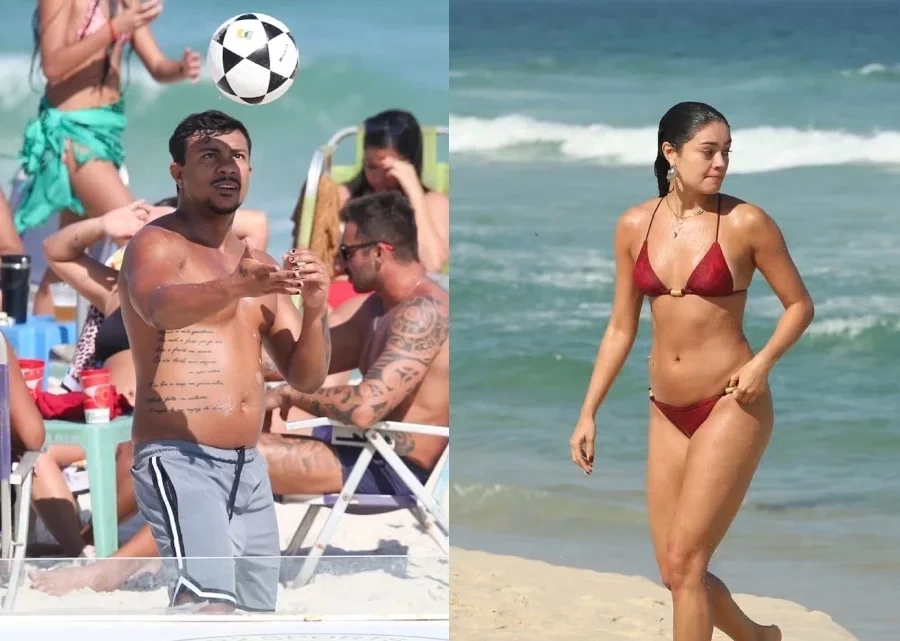 Sophie Charlotte e Xamã curtem dia de praia juntos no RJ; veja fotos