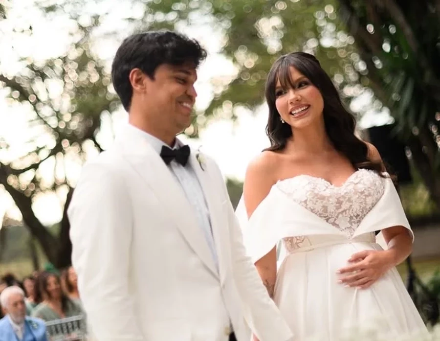 Com noiva grávida, influenciador Gusta reúne time de famosos para celebrar casamento