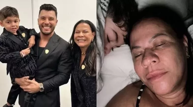 Em meio à  disputa por guarda, mãe de Marília Mendonça compartilha momento com o neto