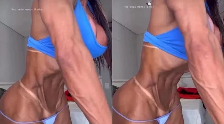 Vídeo: Gracyanne Barbosa mostra técnica do vacuum e choca web: ''Cadê os órgãos?''