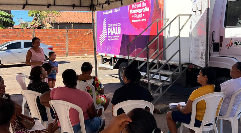 Carreta da Mamografia chega a São Gonçalo do Gurguéia para realizar exames gratuitos