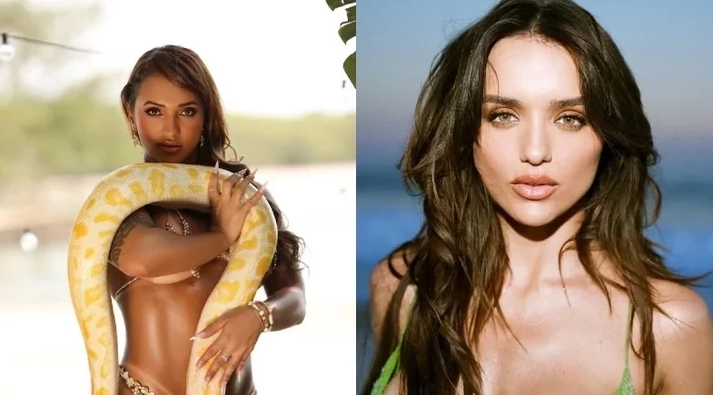 Influencer choca ao surgir idêntica a Rafa Kalimann em ensaio sensual
