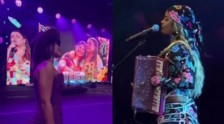 VÍDEO: Thaynara OG e Lucy Alves homenageiam Preta Gil durante show no Maranhão