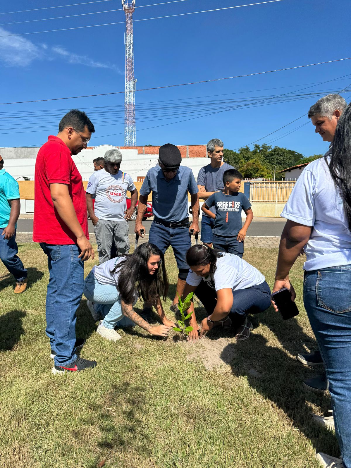 Ações de conscientização em Lagoa do Piauí./Foto: Ascom