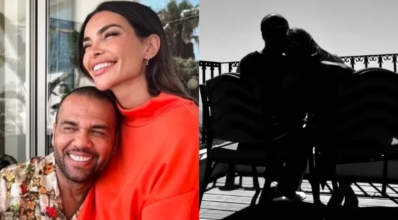 Daniel Alves faz rara aparição após deixar a prisão e homenageia esposa