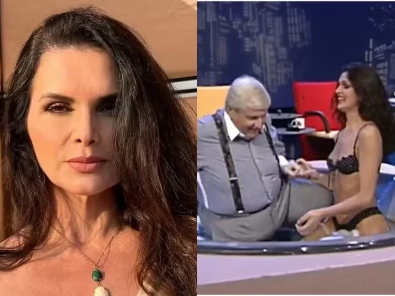 Luiza Ambiel relembra disputa em banheira com Jô Soares