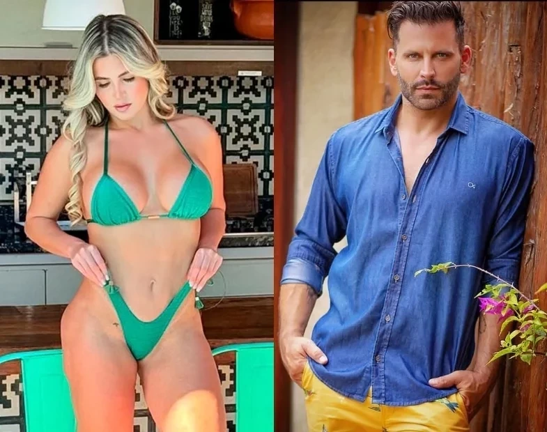 Aline Limas posa de biquíni e manda indireta após rumores de affair com Henri Castelli
